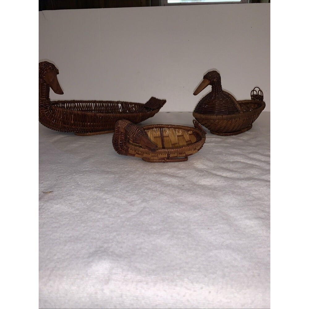 Duck Baskets Set Of 3 Mom  Dad And Baby